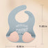 Teasin' Teethers Funny Silicone Baby Bib with Pocket