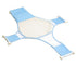 Topwon Baby Bath Seat Non-Slip Newborn Baby Bathtub Seat, Adjustable Versatile, Keep Baby Safe, Blue (A)