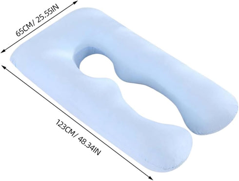 Washable U-Shaped Pillow Cover for Pregnant Women