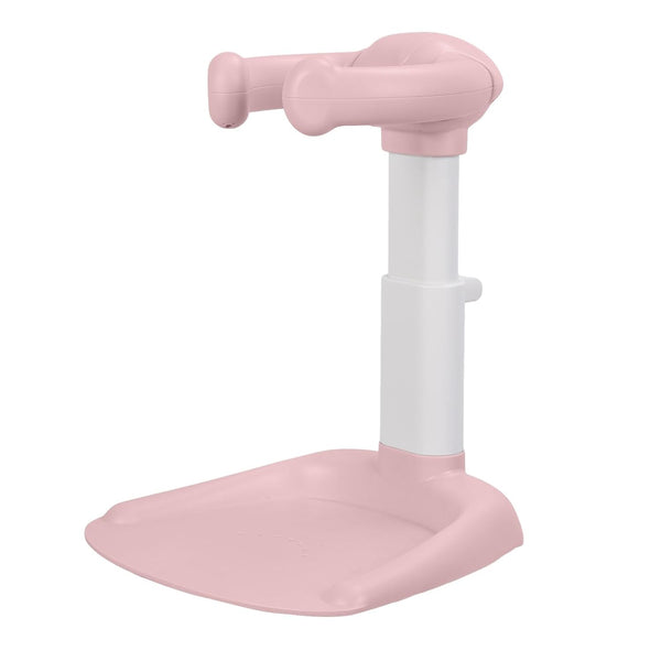 TOLUON Foldable ABS Baby Shower Stand with Armrest,Adjustable Height & Armrest Width Baby