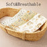 CoolaPeach Girls,3 Pack 43.3X 43.3 inches,Newborn Muslin Swaddle Blankets for Baby Boys and Breathable Soft Receiving