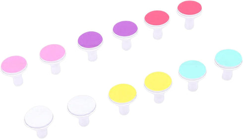GEERYZHE 12 Trimmer PCS Baby Nail File Pads - Electric Nail Replacement Heads with Fine & Coarse Grits for Newborns