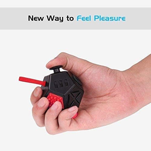 WCZCBOYA 12 A4) Sided Fidget Toys Cube,Dodecagon Fidget Toys for Kids Adults, Relief Stress and Anxiety Anti Depression