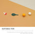 Doll House Accessories Miniature Table Tennis Set, Basketball Hoop & Fun Sports Novelty Ball Bats
