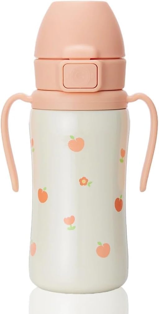 GROSMIMI Insulated 316 Stainless Steel Spill Proof Straw Cup, Water bottle with