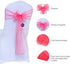 Pack 50 VDS of Organza Chair Sashes for Weddings & Events Dcor | Sheer Shiny Dining Chair Bows for Banquet, Party