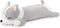 Plush Long Corgi Toy Cute Soft Stuffed Animal Corgi Doll Gift for Kids and Girls (Gray, 120cm/47.2in)