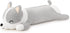 Plush Long Corgi Toy Cute Soft Stuffed Animal Corgi Doll Gift for Kids and Girls (Gray, 120cm/47.2in)