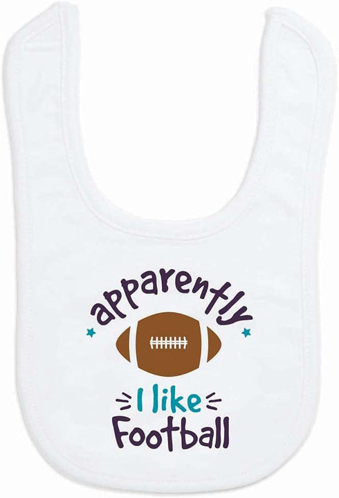 ChalkTalkSPORTS Soft Microfiber Football Baby & Infant Bibs