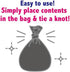 Commode (50 [5.2 Gallon/20L, BOS Amazing Odor Sealing Disposable Bags for Liners, Adult Diapers or any Sanitary Product