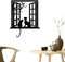 BIBITIME Tree Branch Fake Window Black Cats Wall Art Stickers - Vinyl Decals for Bedroom, Living Room & Nursery - 16.92