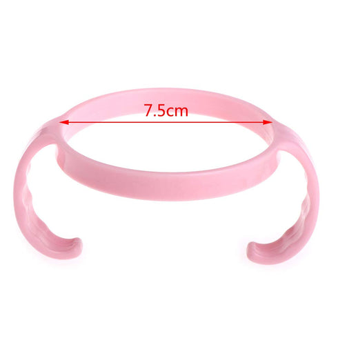 DGFJY 2 Pack 2 Count Baby Bottle Holder Feeding Bottles for Comotomo Easy Cleaning (Pink/Green) Easy Grip Plasic