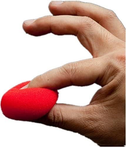 he andi 1.75 inch Red Sponge Soft Ball, Close-Up Magic Street Comedy Trick Props (12PC)