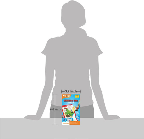Imagimake Mapology USA Flash Cards | Learn United States Flags and State Shapes | Ages 8-12 | Educational Toy