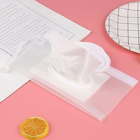 Xinjincang 3Pcs Set White Wipe Case Travel Holder Keeps Wipes Moist of Wet Wipes Holders Cases Portable Travel On The