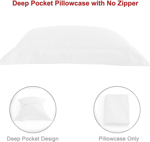 NookZuzu 3 Set,White Set 3-Piece Set Piece Toddler Sheet Basics Bed Sheet for Toddler,Microfiber Soft Breathable Crib