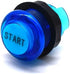 6 Pcs/Lot 28mm Arcade LED Push Buttons, Illuminated Player 1P 2P Coin Start Select for Arcade Machine