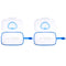 Healifty Portable Baby Wipes Dispenser with Belt Clip 2-Pack Lightweight Travel Wipe