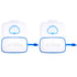 Healifty Portable Baby Wipes Dispenser with Belt Clip 2-Pack Lightweight Travel Wipe