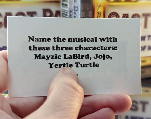 CAST Party! Broadway Musical Trivia Game - 400 Trivia Cards for Theater People - Perfect Gift for Musical Theatre Fans
