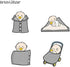 insular Warm Baby Sleeping Bag Envelope Winter Kid Sleepsack Footmuff Stroller Knitted Sleep Sack Newborn Knit Wool