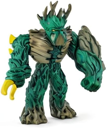 6 7+ 70151 schleich Eldrador Creatures - Jungle Emperor Action Figure with Movable Arms and Shield - Tree Beast Toy