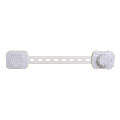 Dreambaby Twist 'N Lock Multipurpose Latch, Child Safety Locks, White, 6 Pack, Model L1435