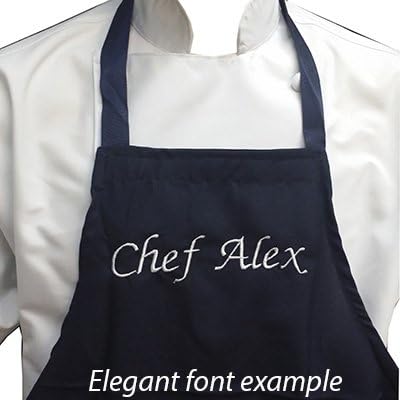 CHEFSKIN Personalized Chef Jacket, Custom Name, Size, Color, Font, Thread - Great Gift for Kids and Adults