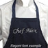 CHEFSKIN Personalized Chef Jacket, Custom Name, Size, Color, Font, Thread - Great Gift for Kids and Adults
