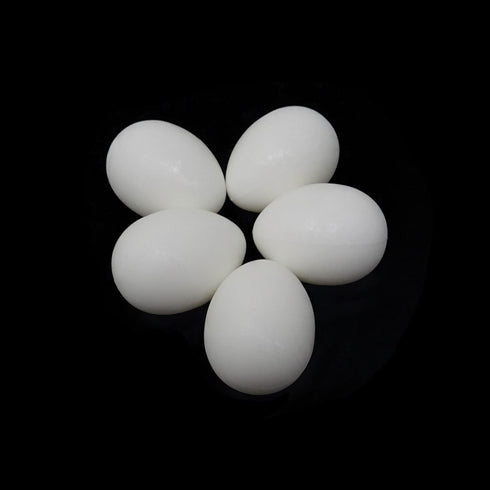 Honbay 12PCS Dummy Solid Plastic Simulation Pigeon Eggs Mini Eggs Hatching Eggs for Pigeon Hatching