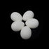 Honbay 12PCS Dummy Solid Plastic Simulation Pigeon Eggs Mini Eggs Hatching Eggs for Pigeon Hatching