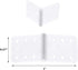 25Pcs Pinned Nylon Hinges for RC Airplane Plane Model Aircraft Parts KT Board Fixed Wing Model Plane Control Surface