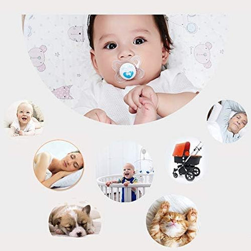 Pad100 34" 36"-2Pack Flannel Crib Protector Waterproof Mattress Protector Pad, One Size, X