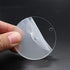 KINGFOREST 120PCS Acrylic Keychain Blanks Kit - 30 Keychain Rings, 30 Jump Rings, 30 Clear Discs, 30 Tassels