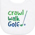 Soft Microfiber Golf-Themed Baby Bibs for Infants