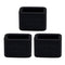 Morlike Silicone Buckle Holder Booster - Black, 3 Pack