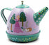 Floss & Rock Fairy Tale Musical Kids Tin Tea Set, 11 Piece, 6.8 Inch