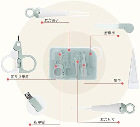 TONECY Trimmer 6Pcs/Set Deyo Baby Safety Nail Clippers Scissors Cutter Nail Healthcare Kit Newborn Daily Manicure Tool