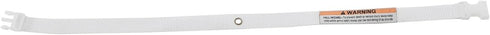 AFG Baby Furniture Elastic Safety Strap for Changing Pad in White