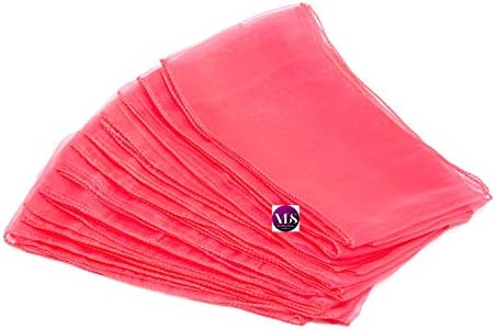 Pack 50 VDS of Organza Chair Sashes for Weddings & Events Dcor | Sheer Shiny Dining Chair Bows for Banquet, Party