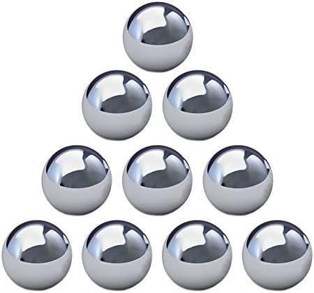Four Brothers 1/2" Inch Replacement Chromium Steel Balls for Spacerail Game, Pack of 10