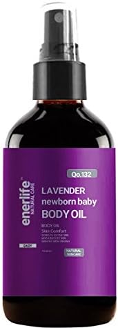 Enerlife Lavender Essential Newborn Baby Oil (Calm Itch, Reduce Scratching, Flakes, Dry Skin)
