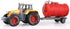 HOMSEEK Set Toy,(Set 4) Kid's Farm Tractor Toys with Trailers,Alloy and ABS Cake Decorating Car Truck Funny Tractor