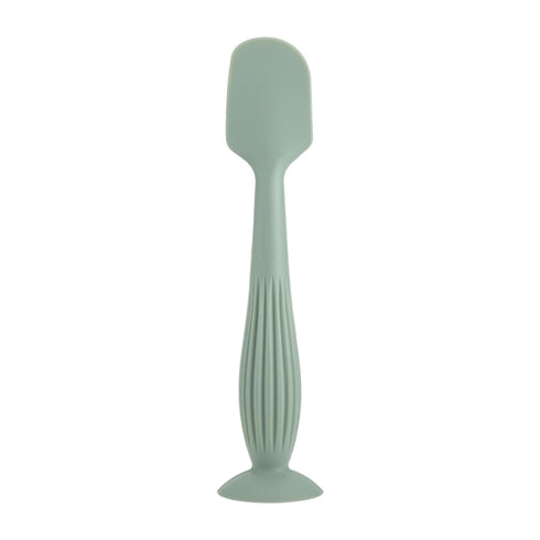 Psdndeww Gentle Application Baby Diaper Cream Spatula Silicone Handheld Scraping Spoon with Suction
