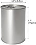 Metal Piggy Bank for Adults & Kids, No Break to Open, Easy-Open-End Lid, Silver