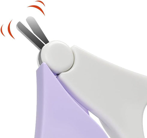 Gentle Purple Baby Nail Clippers Kit for Safe Grooming