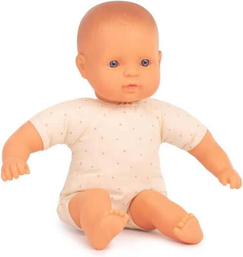 Miniland Doll 12 5/8'' Caucasian Soft Body (Box) - Made in Spain, Quality Inclusion