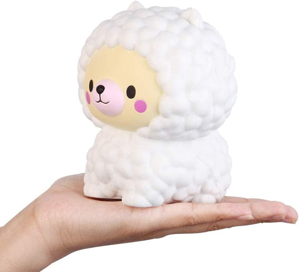 Anboor 5.1 Inches Jumbo Kawaii Soft Slow Rising Scented Sheep Bear Squishies for Kids
