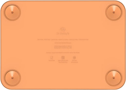 Generic Dr. Bettys - Educational Learning Silicone Placemat / Play Mat with Super Suction and Raised Edges for Babies +