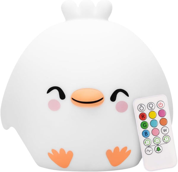 Lumipets Clara the Chick Squishy Silicone Night Light for Kids | Cute